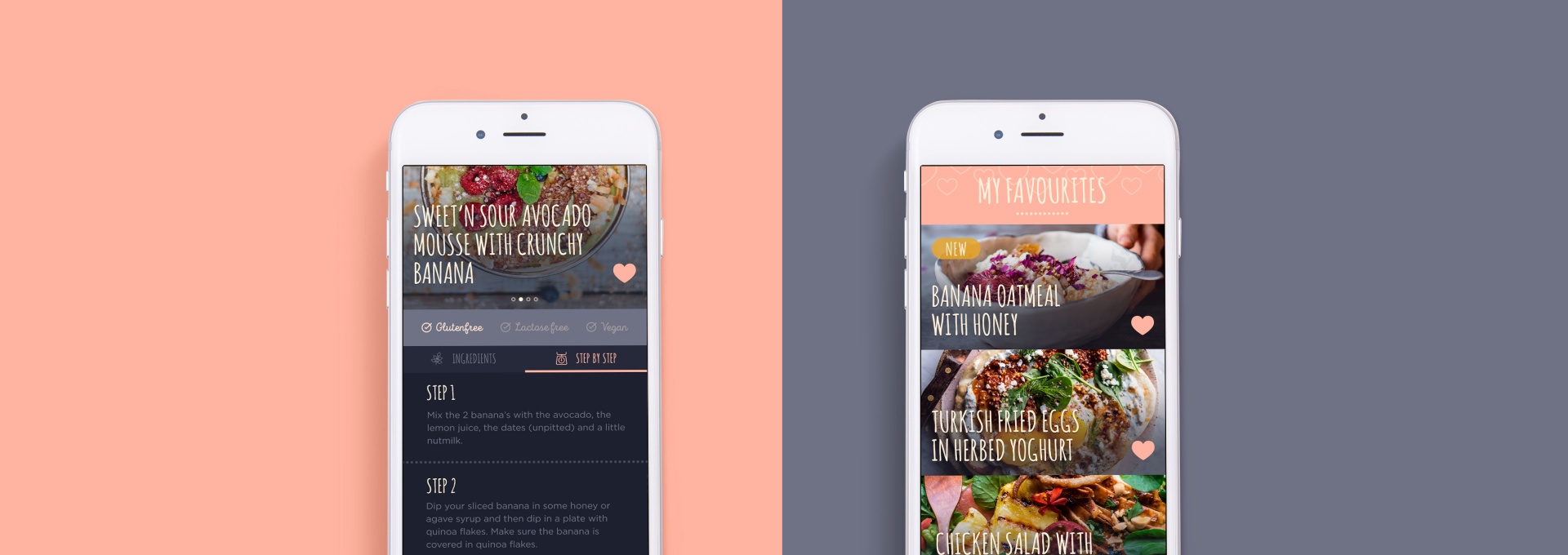 Screens van de Effortlessly Healthy app