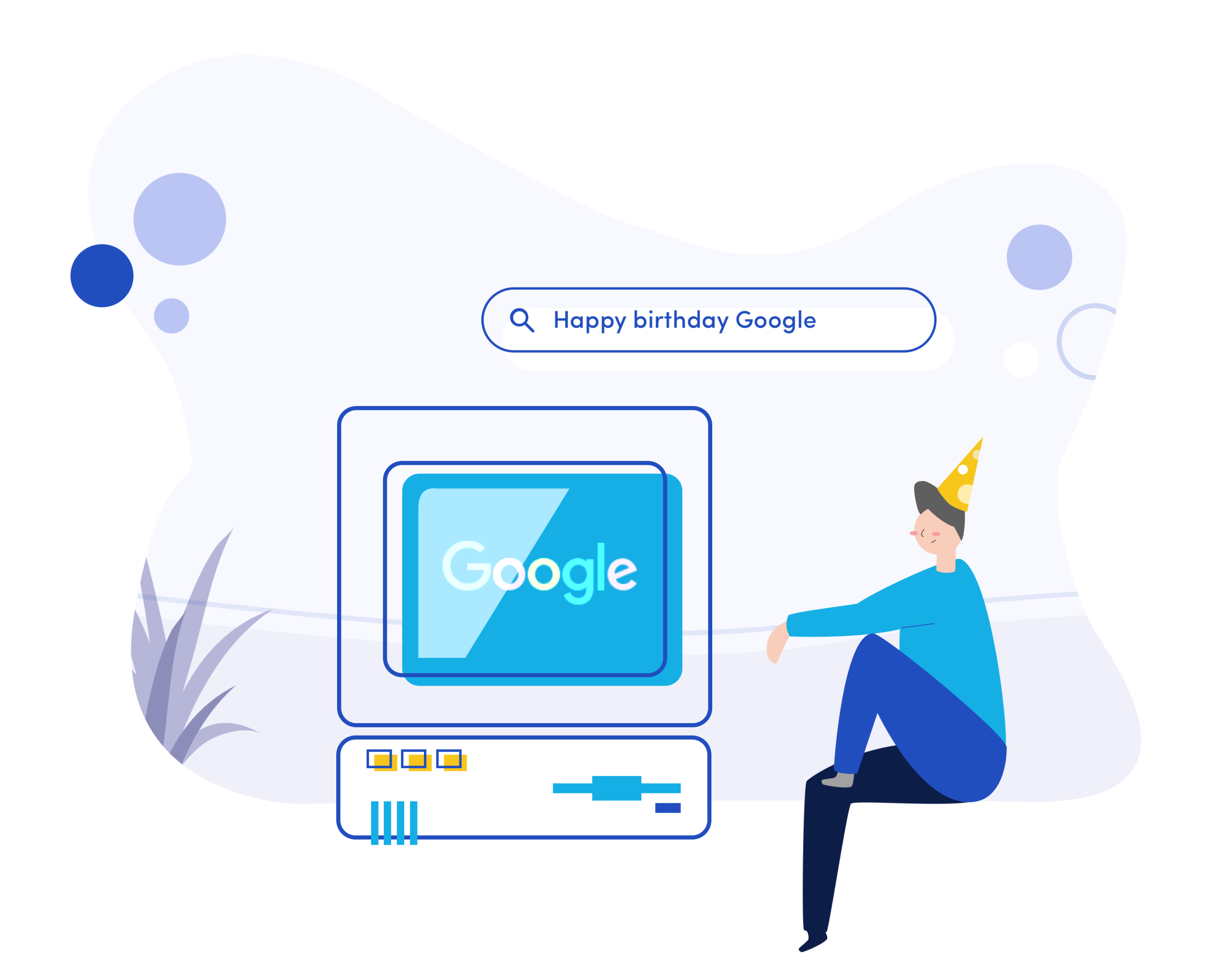 Google birthday animation